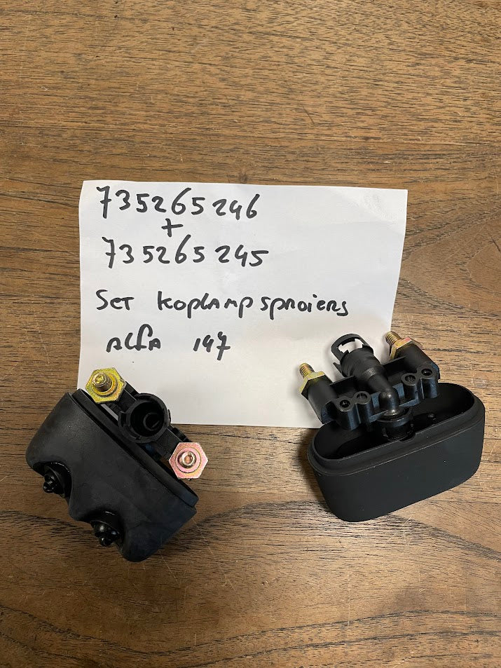 735265246+735265245 Alfa Romeo 147 Scheinwerferreinigungsanlage Set