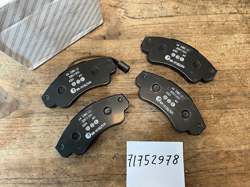 71752978 Fiat Ducato Brake Pad Set