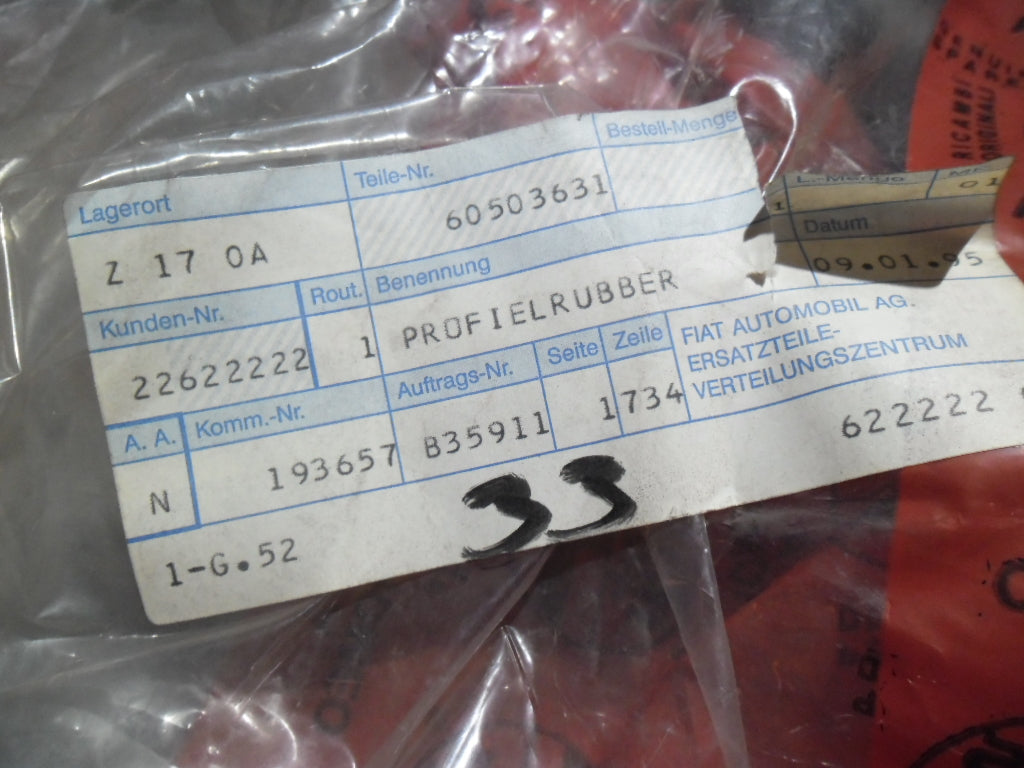 60503631 Alfa 33 voorruitrubber