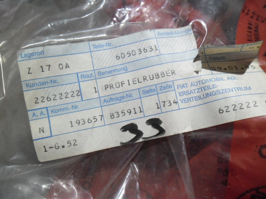 60503631 Alfa 33 voorruitrubber