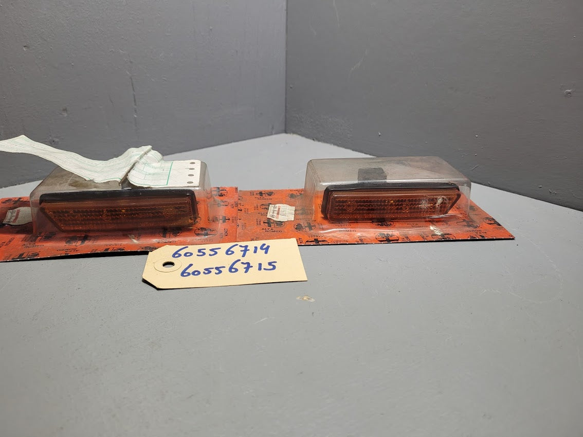 60556714+60556715 Alfa 155 richting aanwijzer scherm (alleen als set te koop!)