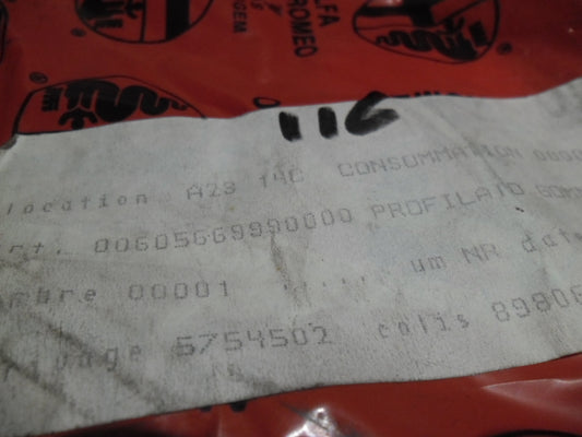 60566999 Alfa 116 kantelraam rubber