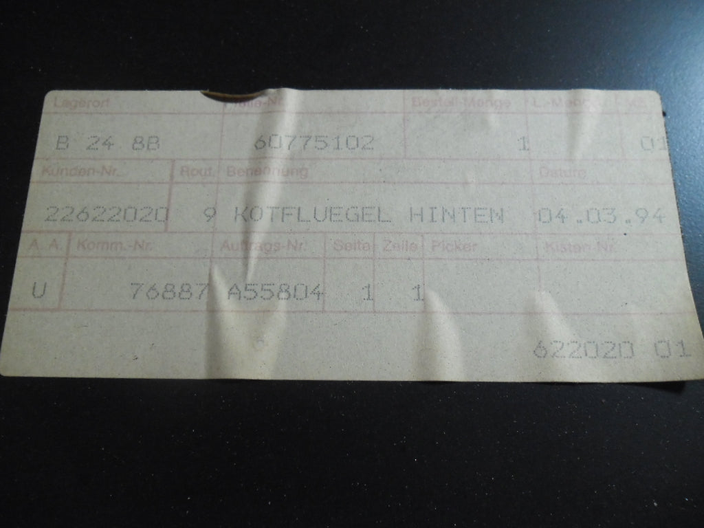 60775102 Alfa Romeo 33 spatbord achter origineel Alfa Romeo