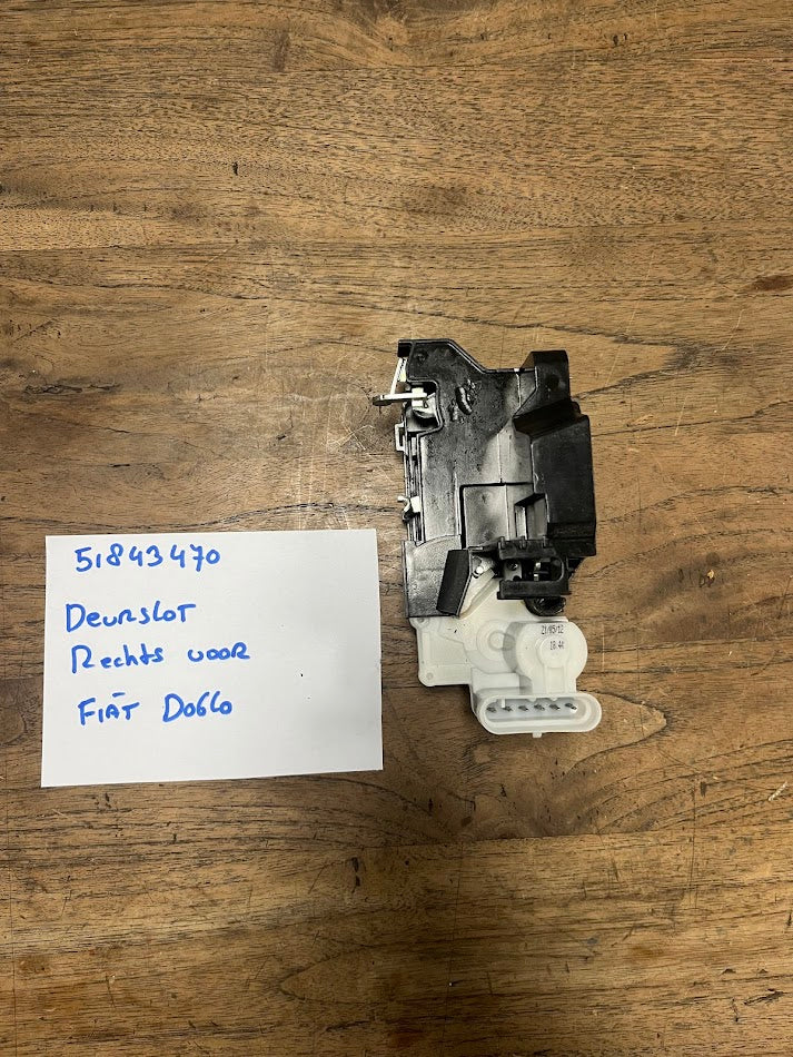 51843470 Fiat Doblo Deurslot Rechtsvoor