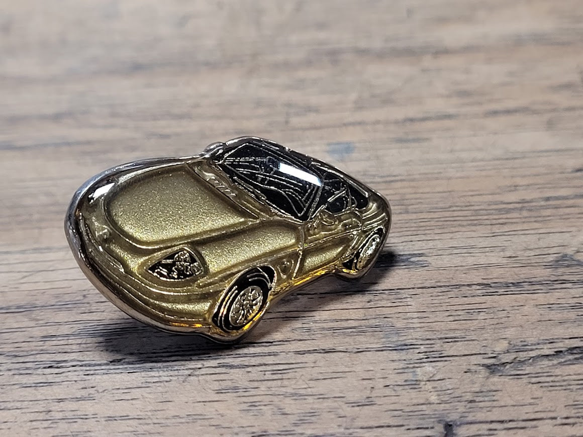 Fiat Barchetta auto speld goud (prijs incl. verzendkosten)