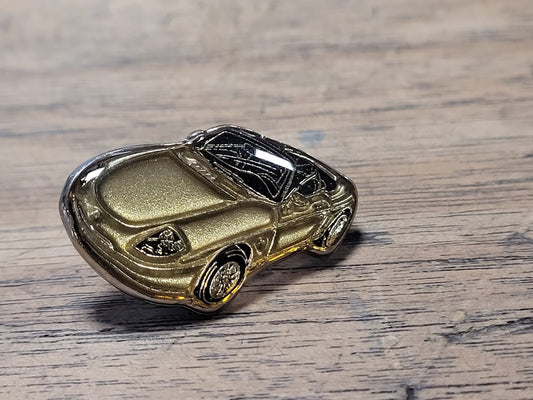 Fiat Barchetta auto speld goud (prijs incl. verzendkosten)